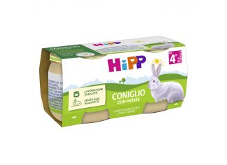 Hipp omogeneizzato coniglio con verdure 2 pezzi da 80 g