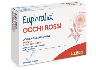 Gocce oculari lenitive euphralia occhi rossi 15 flaconcini monodose 0,5 ml