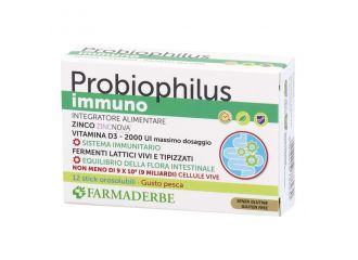 Probiophilus immuno 12stick pack orosolubili 12 g gusto pesca