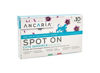 Ancaria spot-on cani taglia medio grande 10 pipette x 4ml