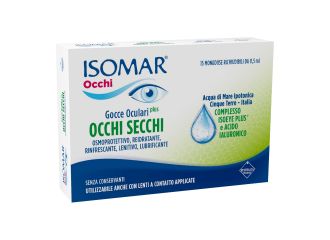 Isomar occhi secchi plus gocce oculari acido ialuronico 0,20% 15 flaconcini