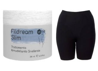 Fildream slim trattamento rimodellante snellente kit l/xl 1 crema 200 ml 1 pantaloncino l/xl