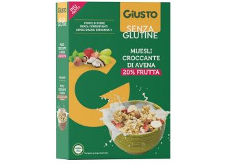 Giusto senza glutine muesli avena frutta secca 275 g